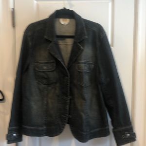 Talbots Jean jacket. 1x. Perfect condition. Dark blue